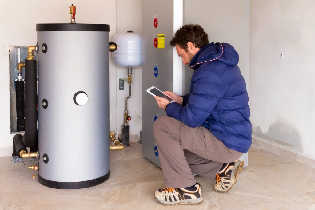 servicing water heaters