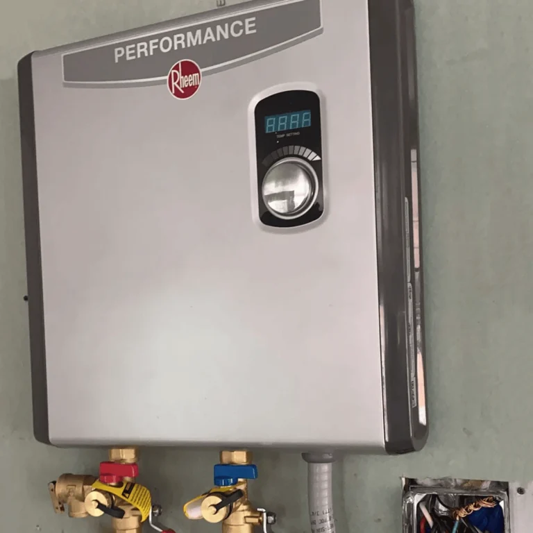 rheem tankless water heater