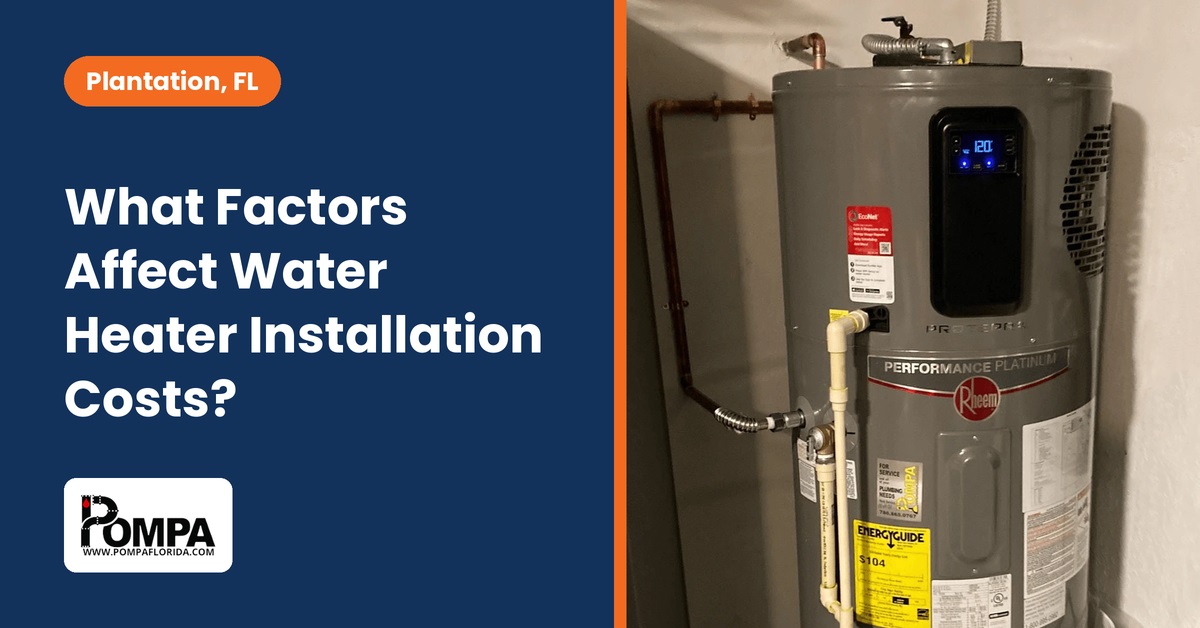Factors That Affect Water Heater Installation